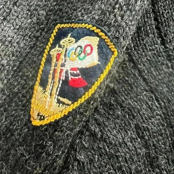 Dale of Norway | Dark Grey Olympic Norwegian Wool Sweater | Size L - Picture 2 of 9